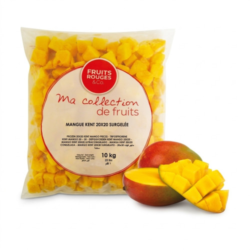 Fruits Rouges Frozen Mango Chunks 20X20 10Kg
