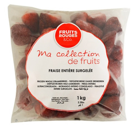 Fruits Rouges Frozen Strawberry Whole 1Kg