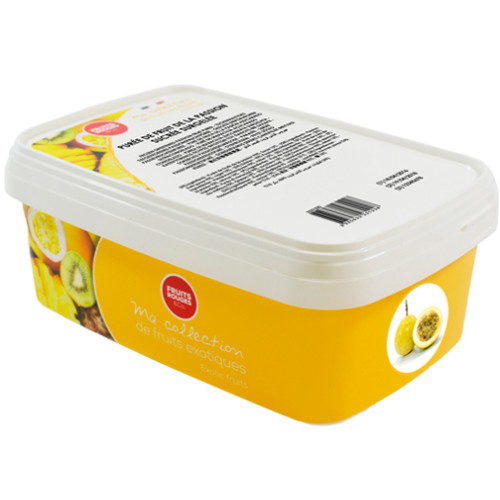 Fruits Rouges Frozen Passion Fruit Puree 100% 1Kg