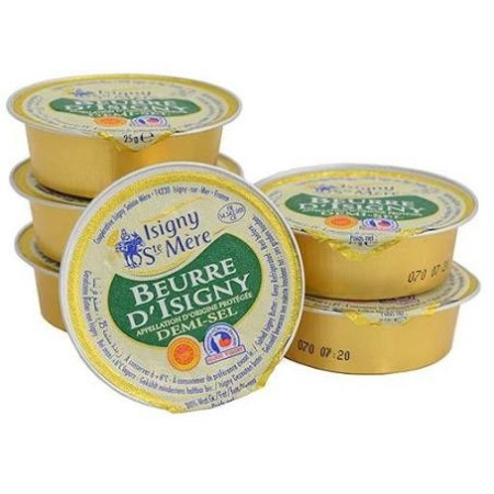 ISIGNY unsalted Butter portions 60x10g ISIGNY unsalted Butter portions 60x10g
