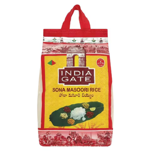 India Gate sona masoori rice 4 x 5kg