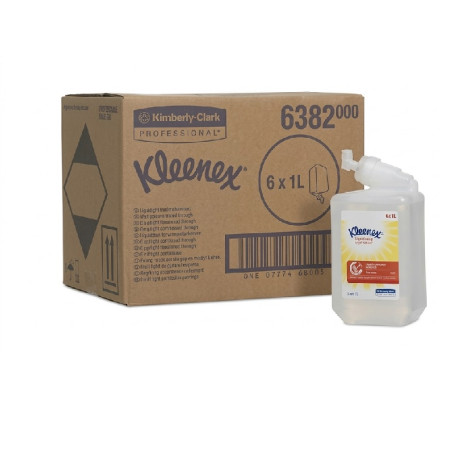 Kimberly clark Kleenex hand sanitiser gel 1L 6 x 1L