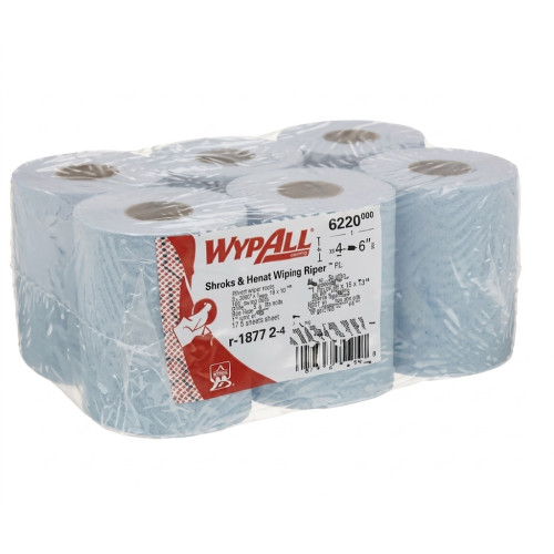Kimberly clark Wypall reach airflex wipe cloths blue  6 x 280 sheets