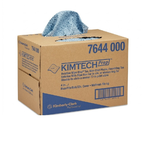 Kimberly clark kimtech prep wipes blue lint free 1 x 160sheets