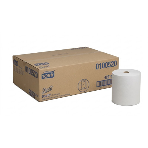 Kimberly clark scott White towel roll 30/19cm  1 x 6 Rolls
