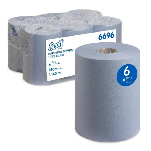 Kimberly clark scott slim Hand towerl roll blue 190mtr 1x 6rolls