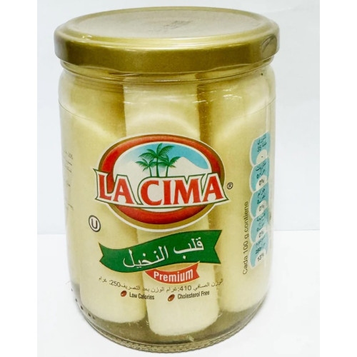 La Cima Whole Hearts Of Palm Glass Jar  410g