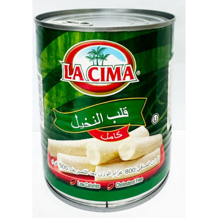 La Cima Whole Hearts Of Palm Tin  800g