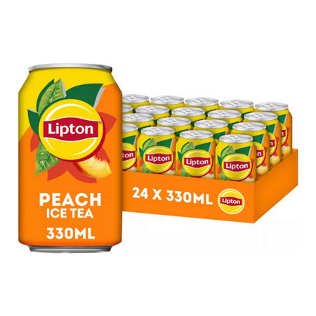 Lipton Peach Ice Tea refreshing iced tea  24 x 330ml