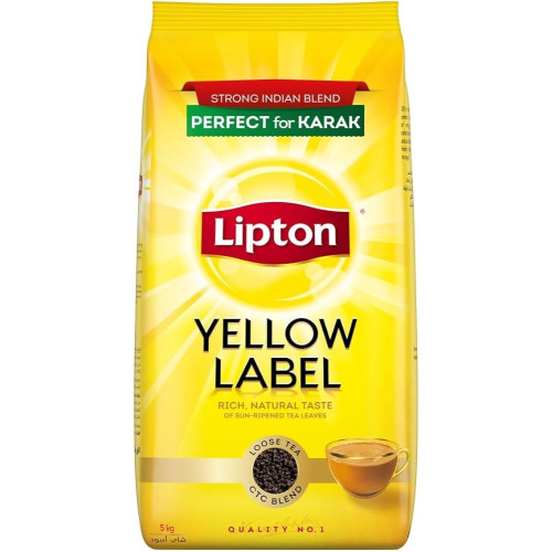 Lipton Yellow Label Black Loose Tea  1 X 5Kg