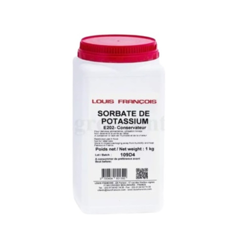 Louis Francois Potassium Sorbate E202 1Kg Louis Francois Potassium Sorbate E202 1Kg