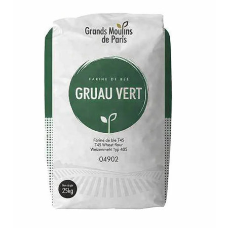 Moul-bie Flour Gruau Vert Wheat Flour T45 25kg