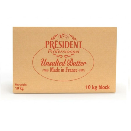 Pesident Unsalted Butter Bulk 10kg Pesident Unsalted Butter Bulk 10kg