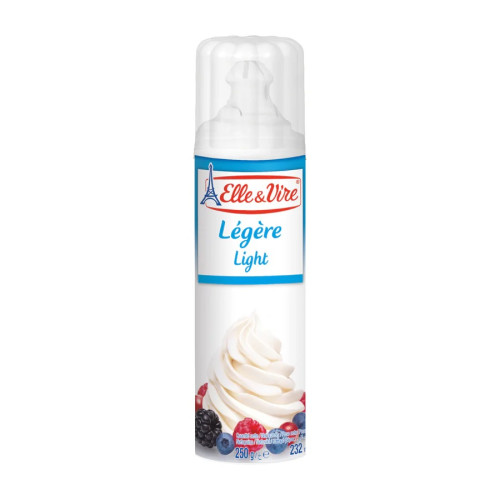 Elle & Vire Spray Cream Light 12 x 250g