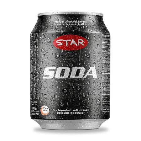 Star Club Soda Water Soft Drink 24 x 300ml