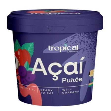 Tropical Acai puree with Guarana 5L Tropical Acai puree with Guarana 5L