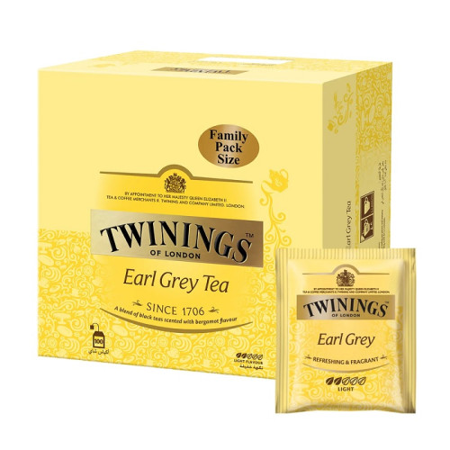 Twinings Black Tea  Earl Grey  4 X 100TB