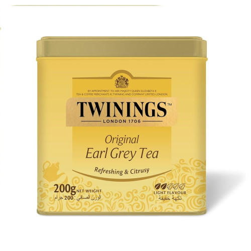 Twinings Classic loose tea earl grey TIN 6 X 200g