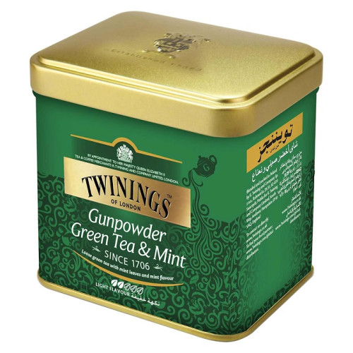 Twinings Classic loose tea gun powder green mint 6 x 200g