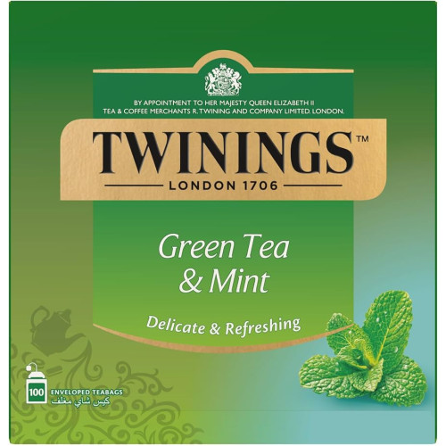 Twinings Green tea Green mint 4 X 100TB