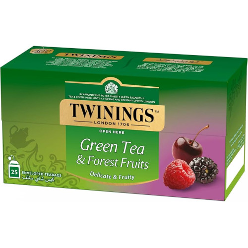 Twinings Green tea green forest fruits  12 X 25TB