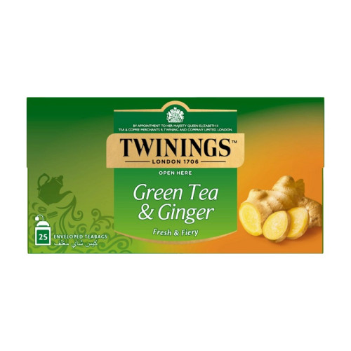 Twinings Green tea green ginger tea 12 X 25TB