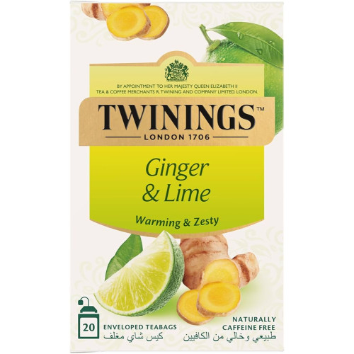Twinings Infuso tea  infuso infuso ginger lime  6 X 20TB