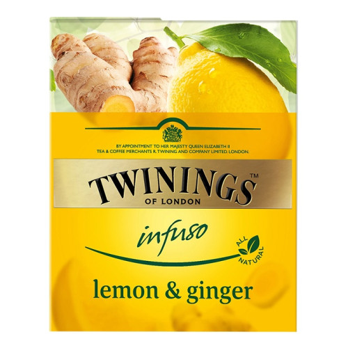 Twinings Infuso tea  infuso lemon ginger 6 X 20TB