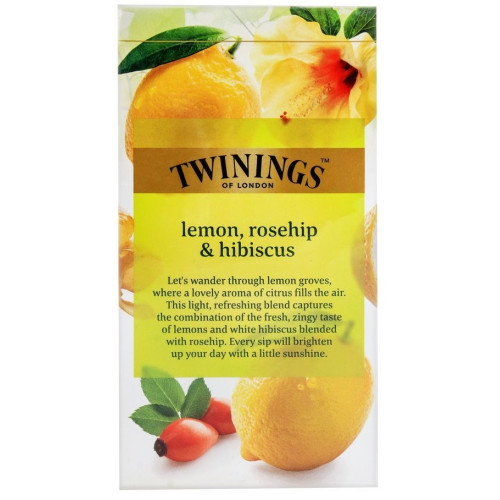 Twinings Infuso tea infuso lemon roseship hibiscus  6 X 20TB