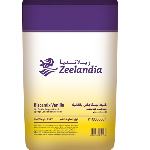 Zeelandia Biscamix Sponge Cake Mix Vanilla 25kg