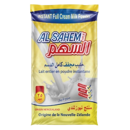 Al Sahem Full Cream Milk Powder New Zealand 25kg Bag Al Sahem Full Cream Milk Powder New Zealand 25kg Bag
