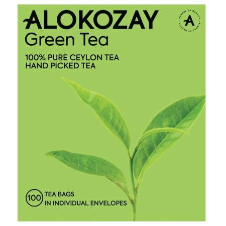 Alokozay Green Tea 100 Teabags 1 x 100TB Alokozay Green Tea 100 Teabags 1 x 100TB