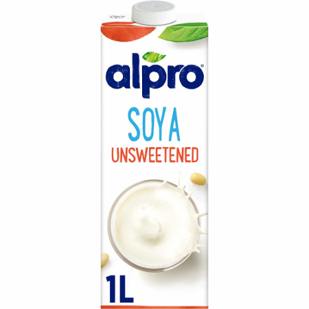 Alpro Soya Sugar Free Unsweet Milk 8X1L Alpro Soya Sugar Free Unsweet Milk 8X1L