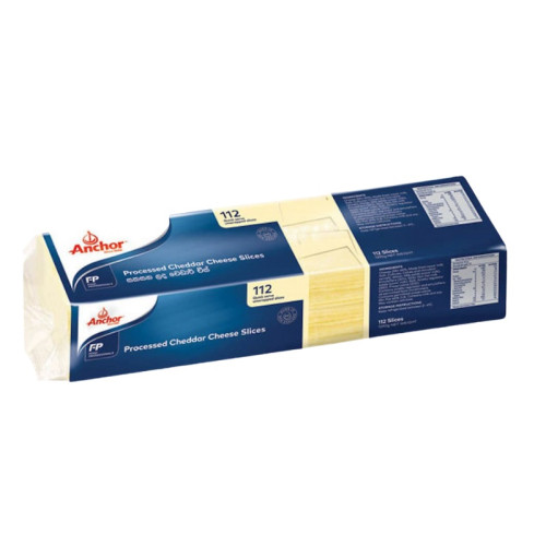 Anchor Slice on Slice Cheddar Cheese 5 x 1.29kg