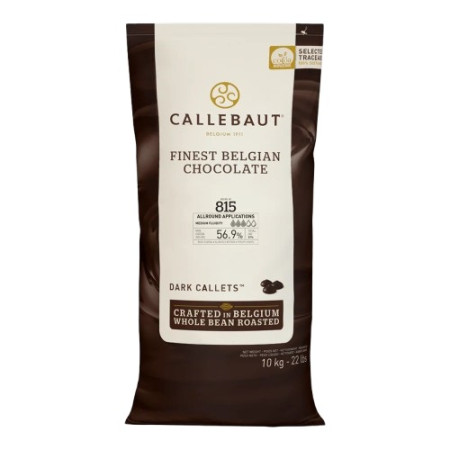 Callebaut Belgium Dark Chocolate 56.9% n° 815 Coins 10kg