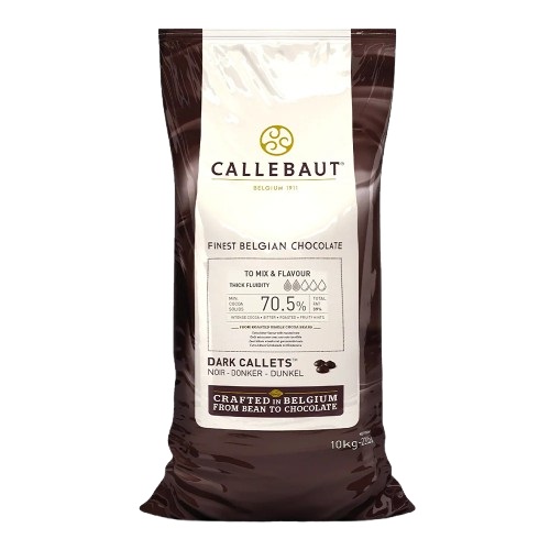 Callebaut Belgium dark chocolate 70-30-38  70%  Coins 10kg