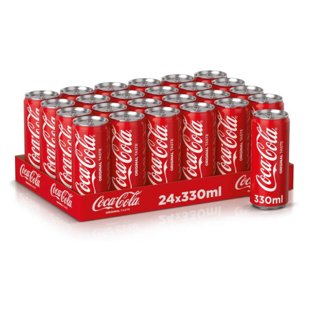Coca Cola Soft Drink 24 X 330ml Coca Cola Soft Drink 24 X 330ml