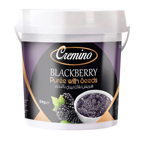 Cremino Blackberry Fruit Puree with Seeds 1 x 5Kg Cremino Blackberry Fruit Puree with Seeds 1 x 5Kg