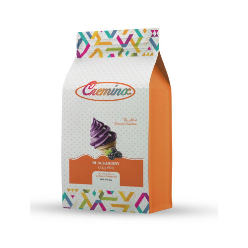 Cremino Blackberry Soft Ice Cream Powder Mix 1 x 2KG