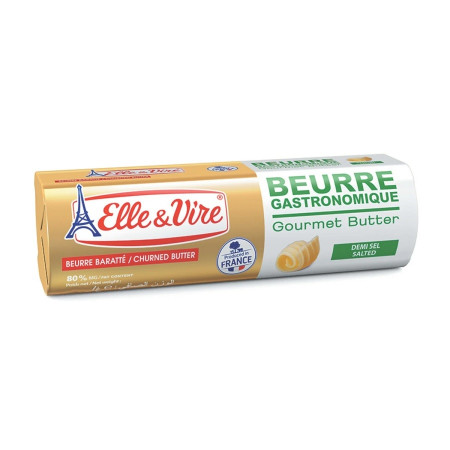 Elle & Vire Butter Salted roll 8 x 500g