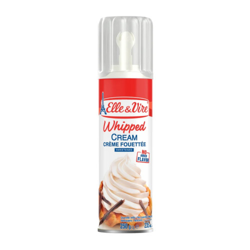 Elle & Vire Spray Cream Natural Sweet 12 x 250g