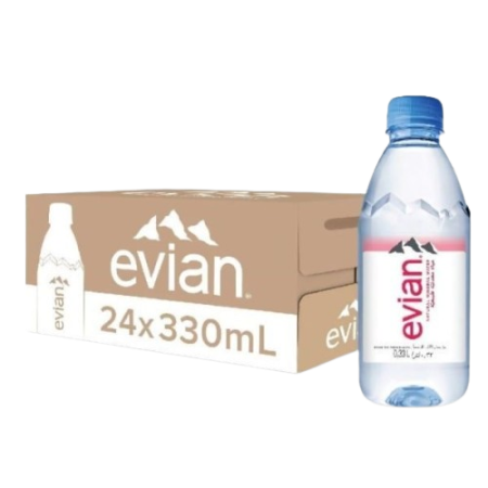 Evian Natural Mineral Water 24 x 330ml