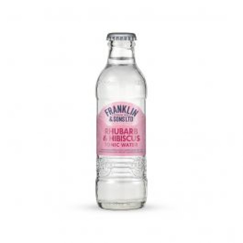 Franklin&Sons  Uk Rhubarb   & Hibiscus Tonic 24X200ml