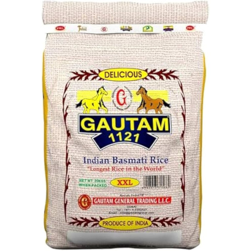 Gautam Classic Premium Basmati Rice from India 20kg