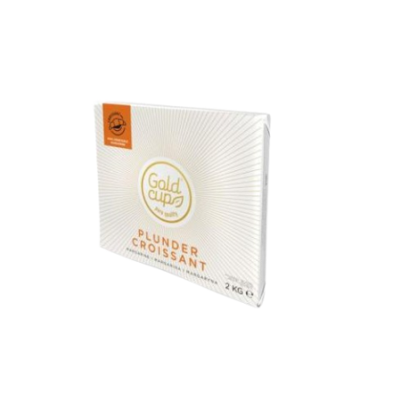 Gold cup croissant sheet 100% vegetable margarine halal 6 x 2kg