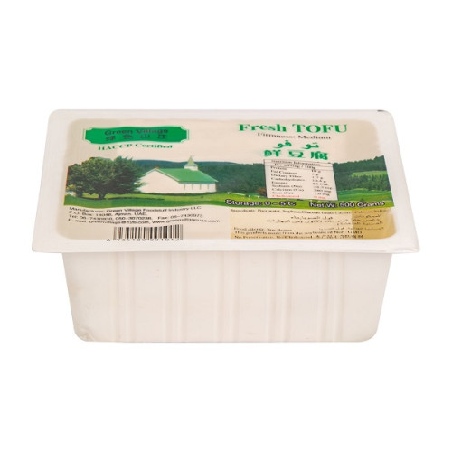 Green Village Fresh Tofu 500g Green Village Fresh Tofu 500g