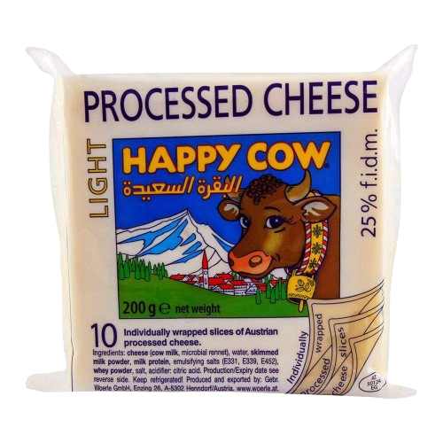 Happy Cow Slice Cheese Light Austria 10 slice 24 x 200g