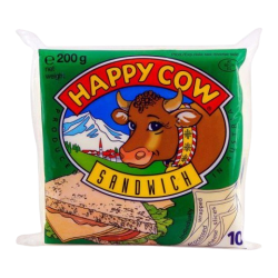 Happy Cow Slice Cheese Sandwich Austria 10 slice 24 x 200g