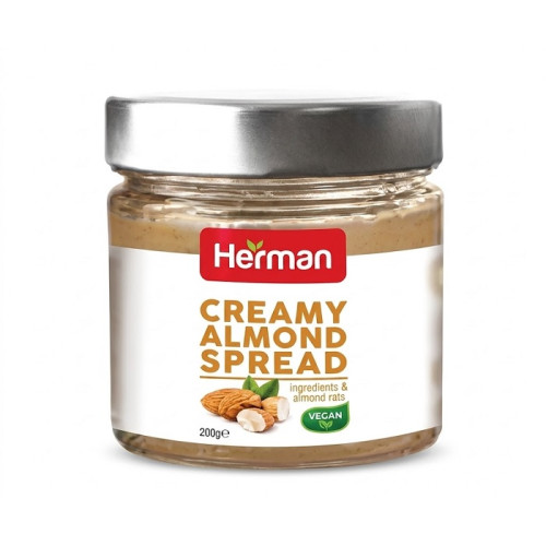 Herman Creamy Almond Spread12 x 200 g