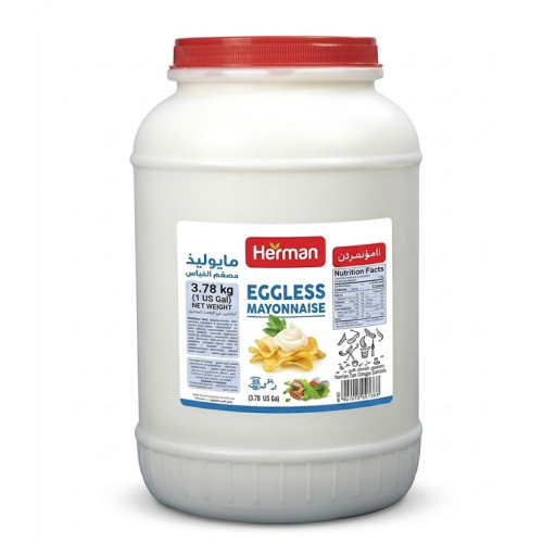 Herman Eggless Mayonnaise4 x 3.78 kg